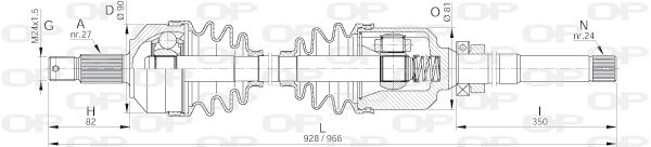 OPEN PARTS kardaninis velenas DRS6047.00